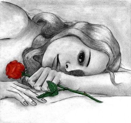 rose rouge
